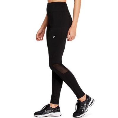 Women's Asics W7/8 Fashion High Waisted Tight Legging - Size S - Black